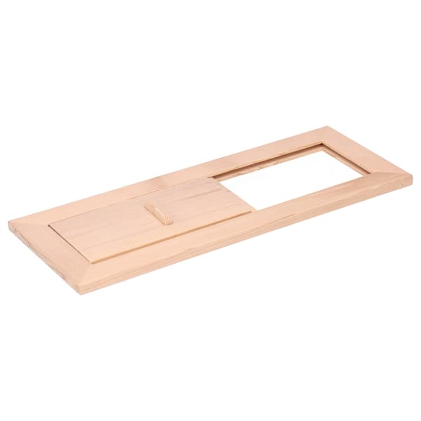 Sauna Luftventil Træ Justerbar Gitter Ventilationspanel Tilbehør til Dampbad