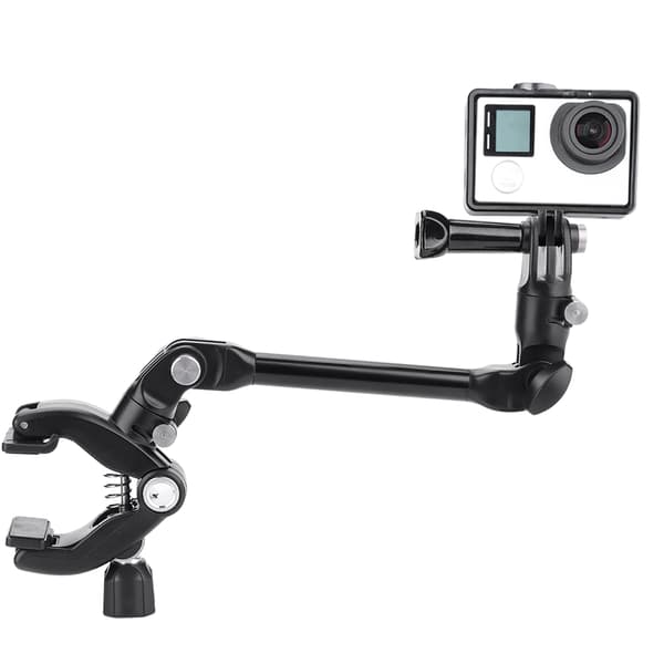 K6 Gitarrklämma 360 Rotation Monopod Fäste Armstativ Klämma för Gopro Xiaoyi Sjcam
