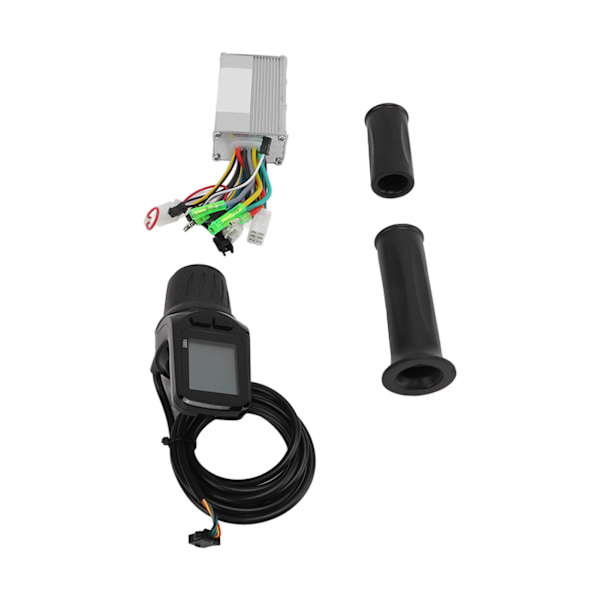 48/60V 350W Elektrisk cykel borstlös motorstyrenhet 886 LCD-displaypanel kit med reservvridgrepp