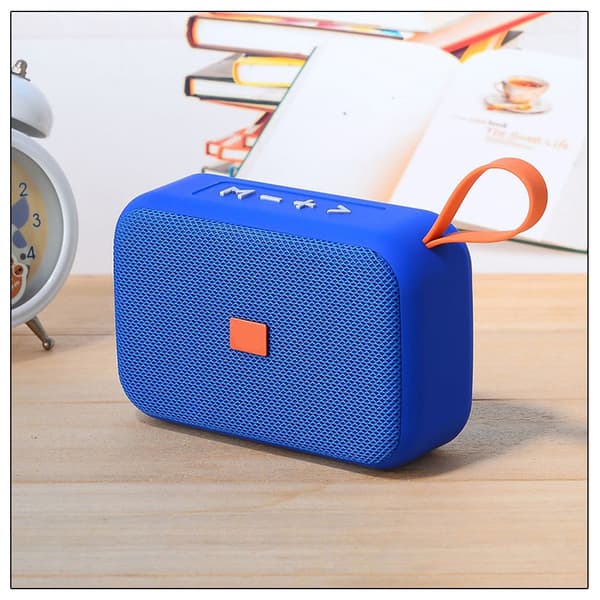 Trådløs Bluetooth-høyttaler Mini Column Box Lydsystem Støtter Minnekort AUX Høyttaler Boombox