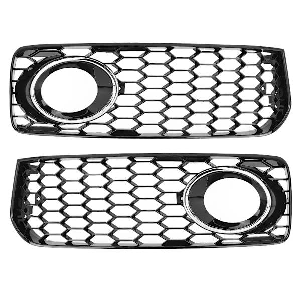 2 kpl auto sumuvalo grilles korvaaminen sähköpinnoitettu aukko sopii Audi A5 S5 08-12