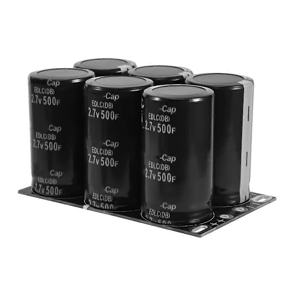 Farad Kondensator 2.7V 500F med Skyddsplatta Kondensatorer