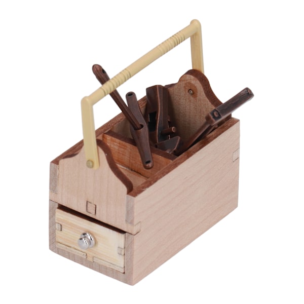 1:12 Miniatyyrinukketalon työkalut, korkea simulaatio, nukketalon korjaustyökalusarja lapsille, tytöille ja pojille