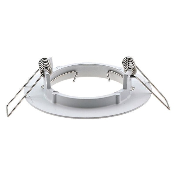 4x Downlight Tak inkl. GU10 lamphållare - Monteringshål ø60mm, ø80x24mm, Aluminium Vit, LED/Halogen