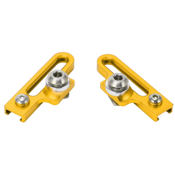 2 stk. cykel C-klemme bremseklodse aluminiumlegering forlængelse C kaliberadapter bremser til racercykler guld