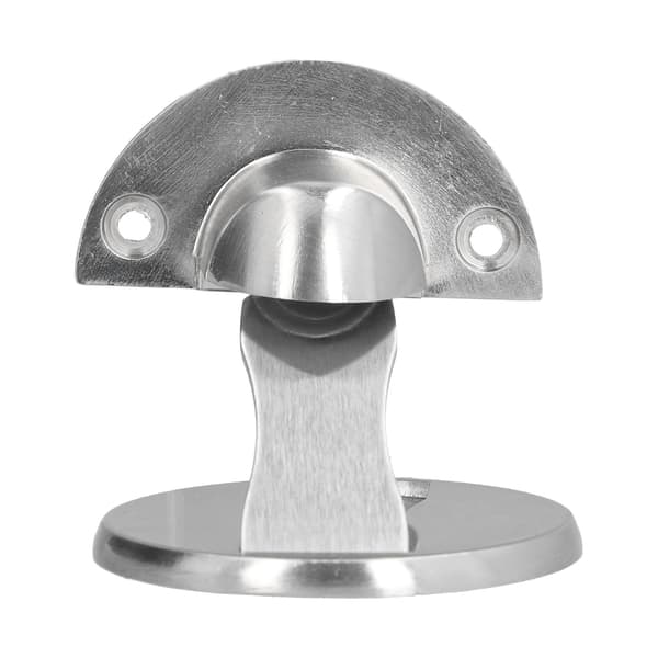 Dørstopper i rustfritt stål med magnetisk fangstholder, ingen boring for oppussing