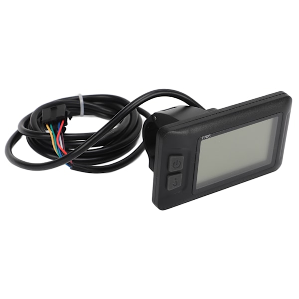 Elektrisk cykel LCD-displaymätare ABS 36V 48V Universal kontrollpanel för 22,2 mm styre