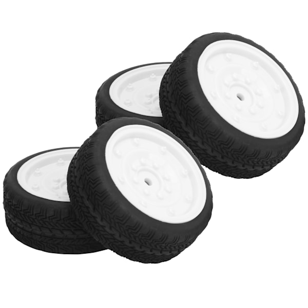 4 st 65 mm RC-gummidäck Fjärrkontroll Biltillbehör Passar för WPL D12 1/10 (013W)
