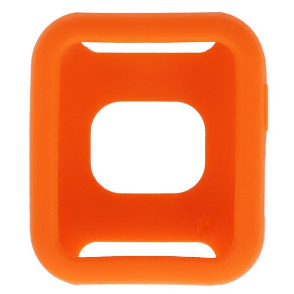 Smartklokkebeskytter Full Edge Silikon Bumper Deksel Støtsikkert for Mi Watch Lite for Redmi SmartwatchOrange