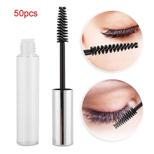 50 stk. 10 ml tomme mascaratuber til øjenvippevækstvæske, mascara-beholder