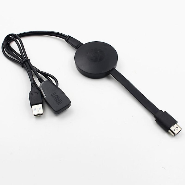 Ultra HD Trådlös Display Dongle Adapter: Dela Skärmar och Streama Video/Ljud från Laptop, PC och Smartphone till Projektor