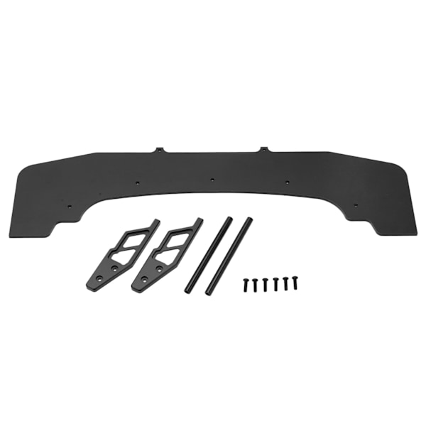 RC Front Bumper Aluminium Alloy Slitstark Enkel Installation Ingen Rostning Stabil Front Splitter för ARRMA Svart