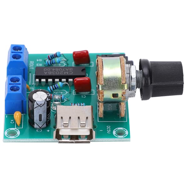 Förstärkarkortsmodul USB Inbyggd överhettningsskyddskrets PM CM2038 DC2-6V