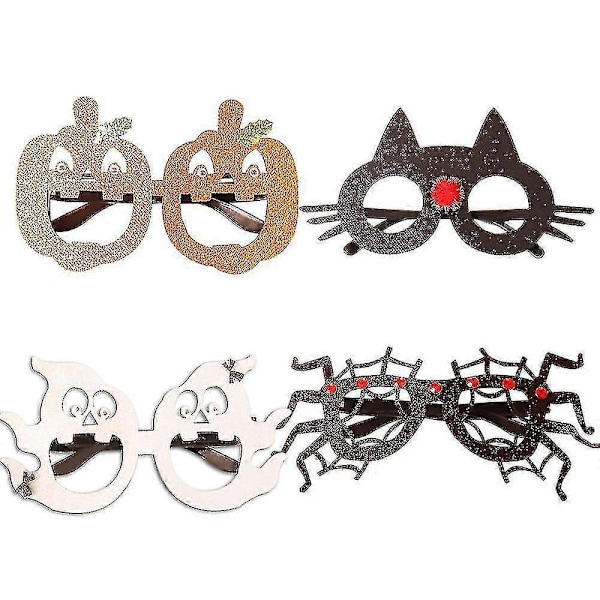 2-pack Dekorationsglasögon Kreativa Spökpumpa Spindelglasögon Atmosfär Layout Dekorationsglasögon H