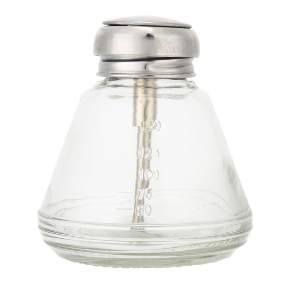 150 ml Nail Art Pump Dispenser läpinäkyvä nestesäiliö puristuspullon tarvikkeet Pumppupullo