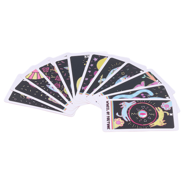 78 Decks The Weird Cat Tarot Divination Fate Forecasting Entertainment Card Table Game