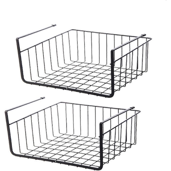 2 koria, pinottavat korit, keittiön säilytyskorit, ruokakomero, hyllyt, kaapit, kylpyhuone (musta)