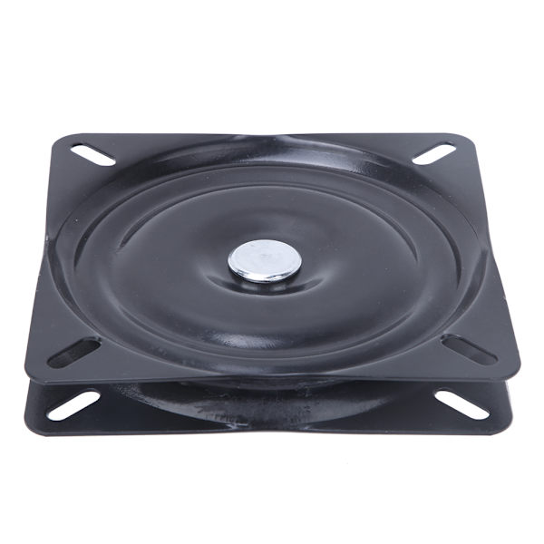 Svart metall jern platespiller kontorrekvisita roterende displaybase 150 x 2mm for håndverk
