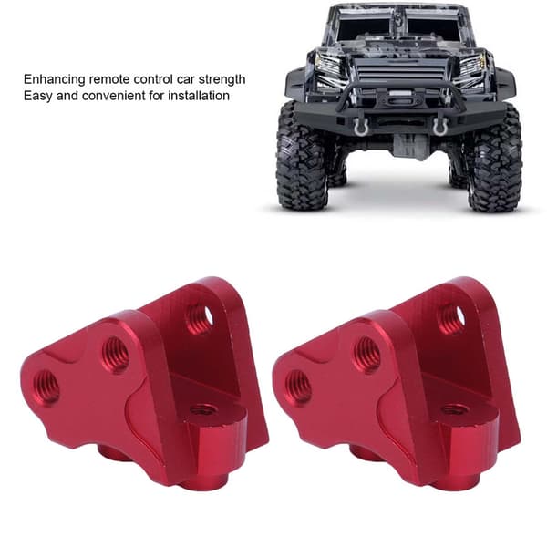 2 stk. Forreste Bageste Nedre Støddæmperforbindelse Link Mount Passer til SCX10-II AXIAL RC Bil Rød