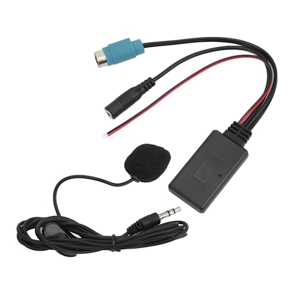 Bil Bluetooth5.0 AUX-modul håndfri mikrofon ABS slitesterk antialdring for Alpine KCE‑236B