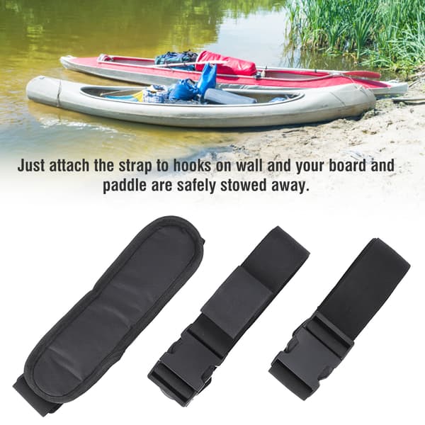 3 STK Kano Surfbræt Nylon Bærbar Skulderbærerem Kajak Tilbehør