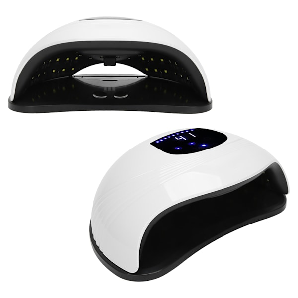 180W LED UV Neglelampe Tørretumbler Kold Luft Gel Polish Neglehærdningsmaskine (100-240V) EU-stik