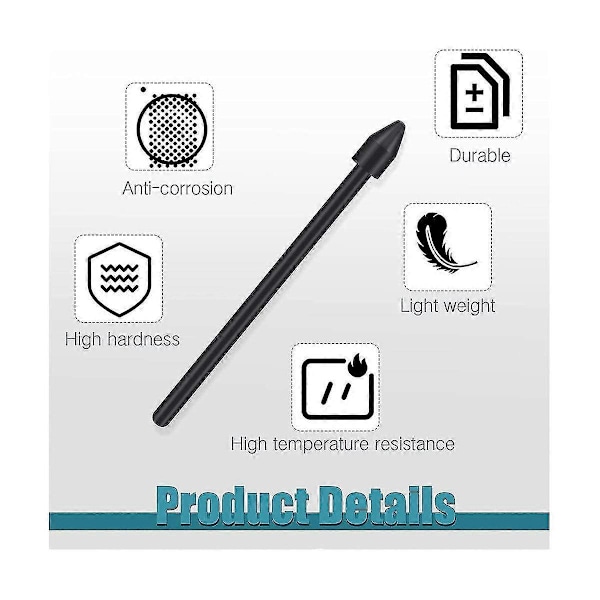 50 stk. Nib-tupper Refill Erstatning Nib Stylus-tupper kompatible med Note10/Note10 Plus/Note 20/S7/S7 Plus