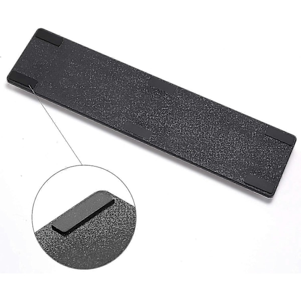 Ny, passende håndledsstøtte til tastatur, 61 taster 0.6 Kompakt tastaturstøttepuder, til skrivebord, gaming, Mac-tastatur, bærbar pc, hvid