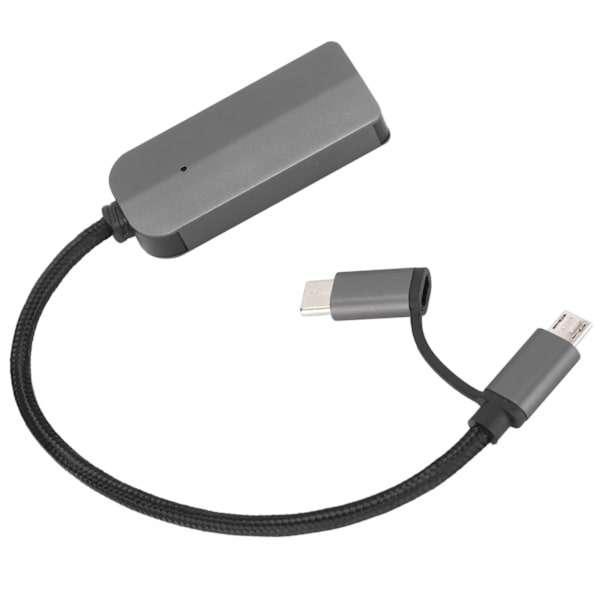 1080P Full HD 2 i 1 Telefonkabeladapter Smart Chip Design Hållbar Telefonkonverterare