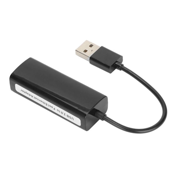 Ethernet-adapter USB til 10 100 Mbps Plug and Play kablet LAN-netværksadapter til Switch til Windows til OS X