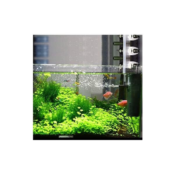 Akvariefilter intern filterpumpe med sprøjtestav til 300L akvarium (300L/H 2W) -- TRIMEC