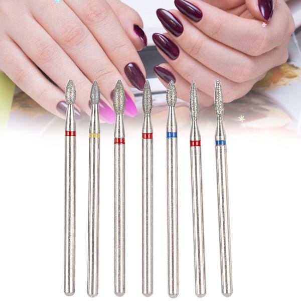 Multifunktionelt nail Art manicurebor Elektrisk manicure-slibehovedværktøj (NO.04)