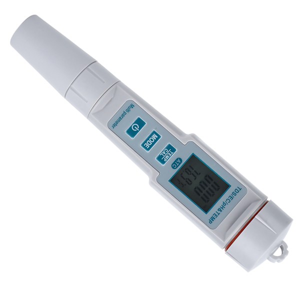 4 i 1 PH TDS EC Temp Test Penna Digital Vattenkvalitetstestare Mätare för Dricksvatten Simbassäng