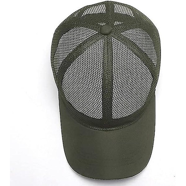 Åndbar Quick Dry Tibetansk Cyan Mesh Baseball Cap til Mænd og Kvinder