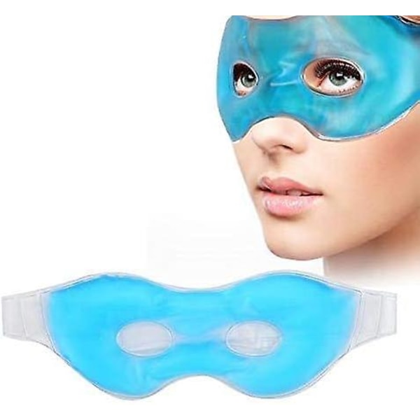 Cooling Gel Eye Mask for Dark Circles, Reusable and Warm/Cooling, 6.8cm x 10cm