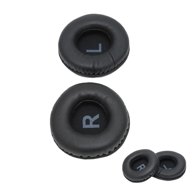 Erstatningsøreputer Putetrekk Universal 80mm Runde Hodetelefoner Headset Tilbehør