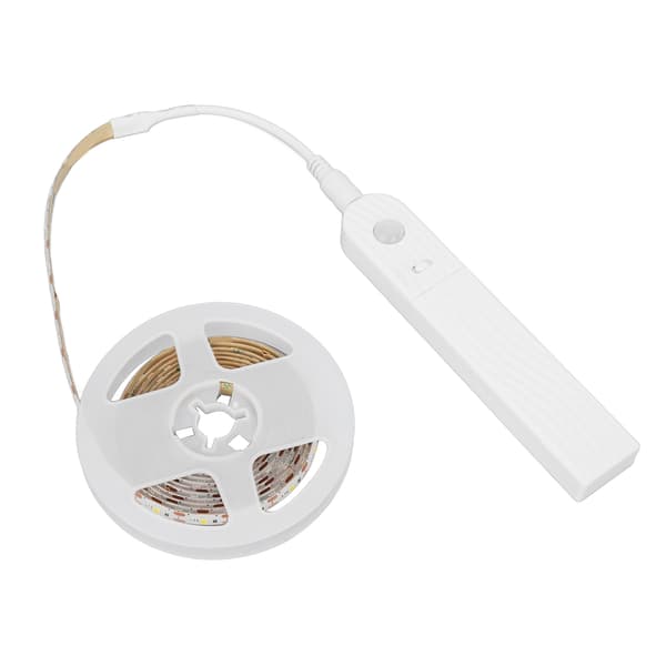 2,2yd bevegelsessensor LED-stripe lys 3 lysstyrker automatisk påslått bevegelsesaktivert sengelys