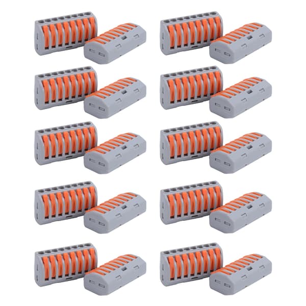 20 stk. Push Wire ledningsforbindelse Universal Quick Connect Terminal Blocks PCT-218