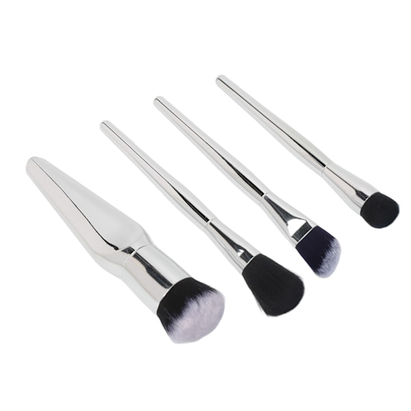 4 st set elektroplåt Bekvämt beröringsmjukt borste kosmetiska set Makeup Tool Sliver