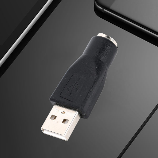 5PCS USB Hane till för PS/2 Hon Adapter Converter för tangentbordsmus med för PS/2 gränssnitt