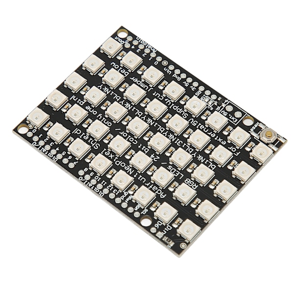 WS2812B 5050 RGB LED -integroitu ohjain 5x8 40 bittiä Täysi väri Valon kehityskortti hotellille