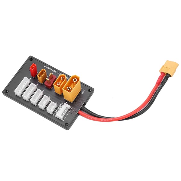 XT60 Lipo parallell ladebrett Lipo batterilader 2S-6S parallell balansert ladeadapter