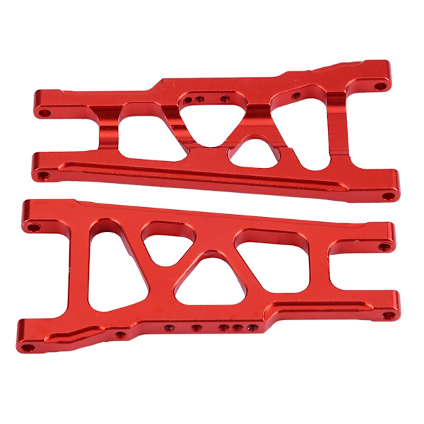 Aluminiumlegering Fram och Bak Universal Upphängningsarm för Traxxas Slash 1/10 RC Bil (Röd)