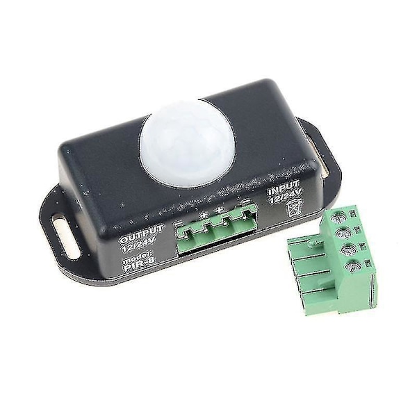 DC 12V LED Infrarød Bevegelsesdetektor PIR Bevegelsessensor for LED Strip/Pære