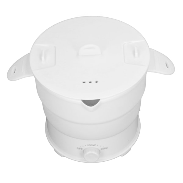 Elektrisk Hot Pot Cooker Multifunksjon 1.2L Bærbar Foldbar Elektrisk Hot Pot for Hjem Sovesal Kontor Reise EU Plugg 220V