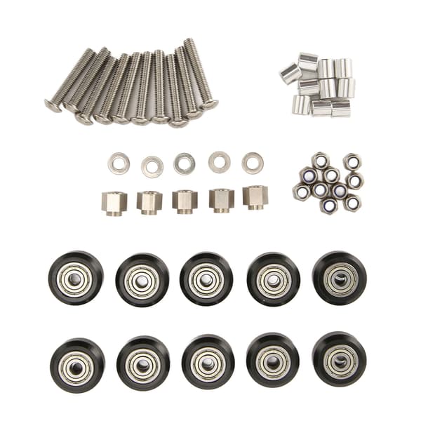 10 stk 3D-printer remskive sett 3D-printer POM remskive plast remskive med lager tomgang for 3D-printer