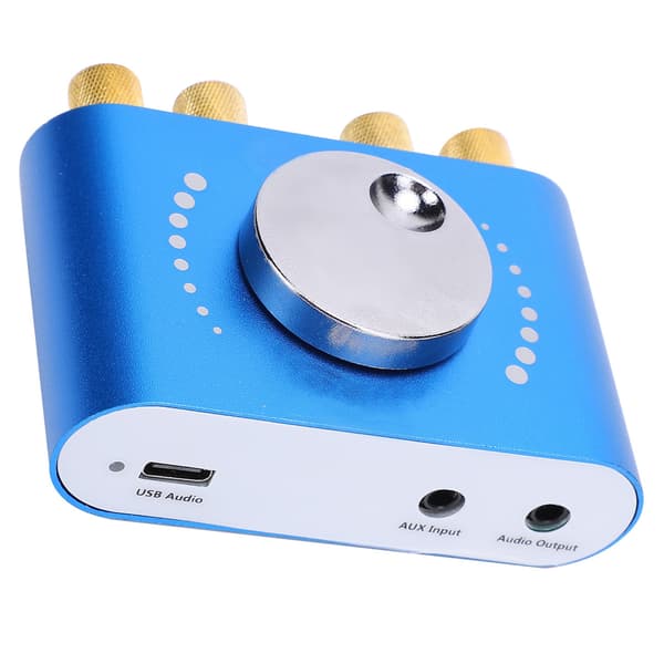 Bluetooth effektforstærker 20W+20W 2 kanaler stereo digital højttaler lydafspiller DC8-24V