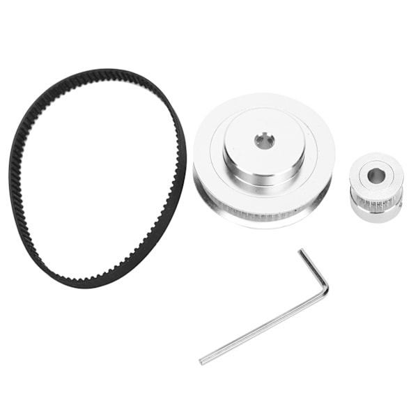 Synkront hjul Trintidskive Aluminium 20/60 tænder 3D-printerdele P36‑GT2‑6‑BF