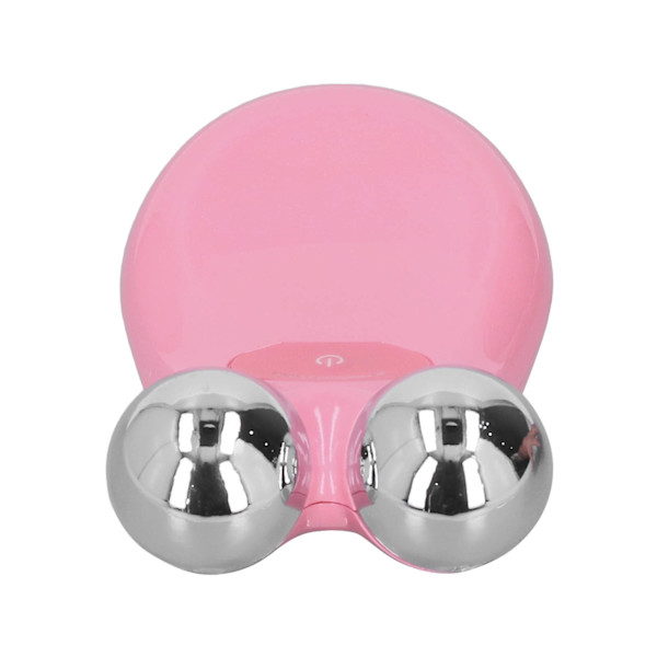 Ansiktshudvårdsmaskin Mikroström Handhållen Mini Bärbar Hudstramningsmassageenhet Rosa