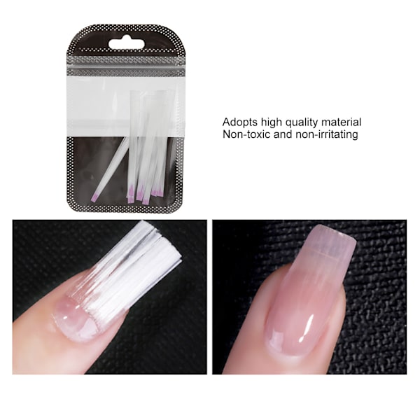 5 st Nagelförlängning Glasfiber Formning Clip Nagelfil Pincett Manikyr Verktyg Set